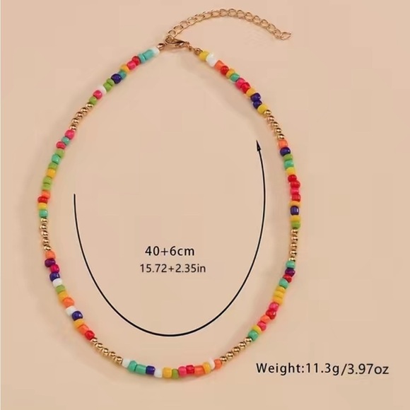 ✨FREE✨ Colourful beaded choker - Picture 4 of 5